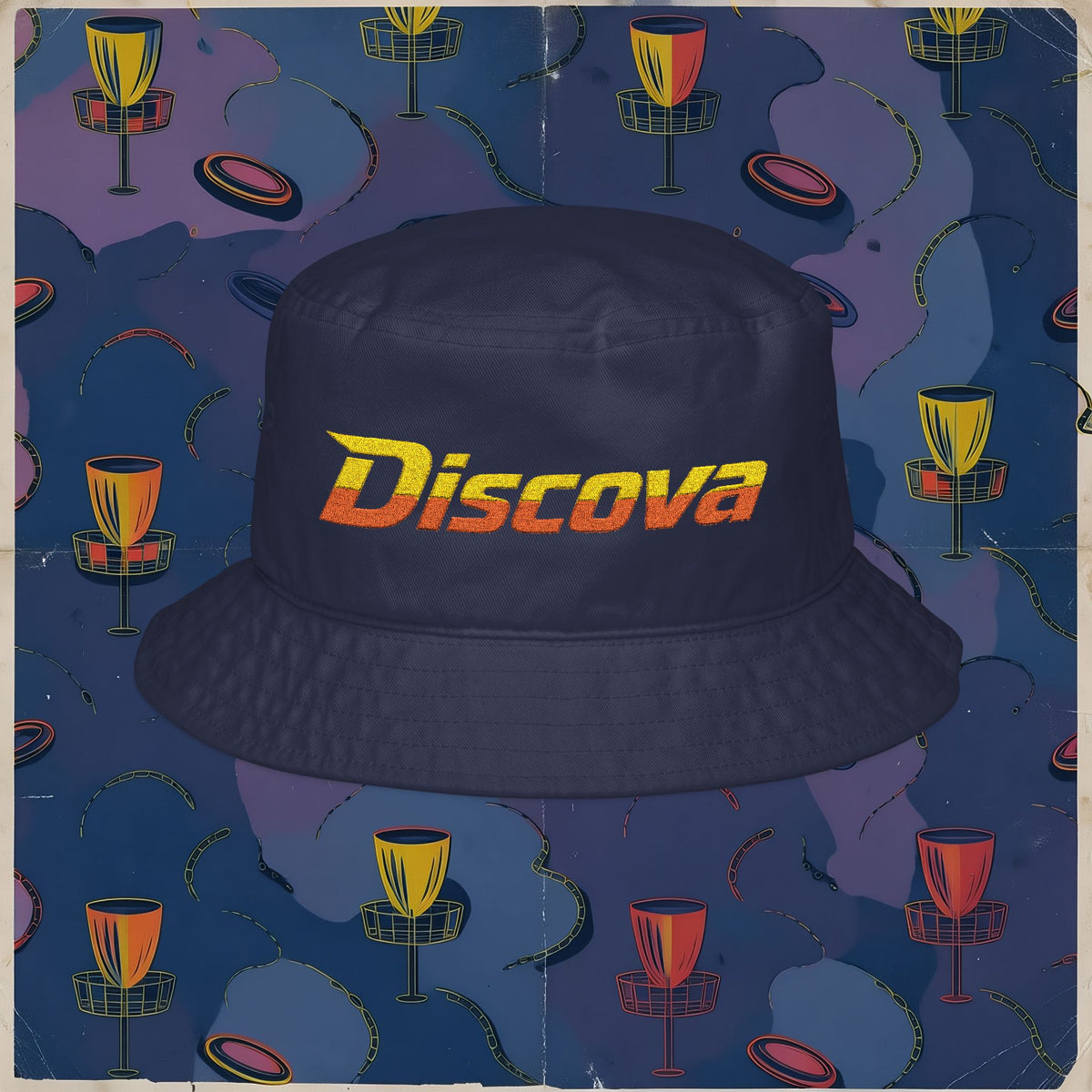 The "BASKET" Hat — Retro Discova Sunburst Logo