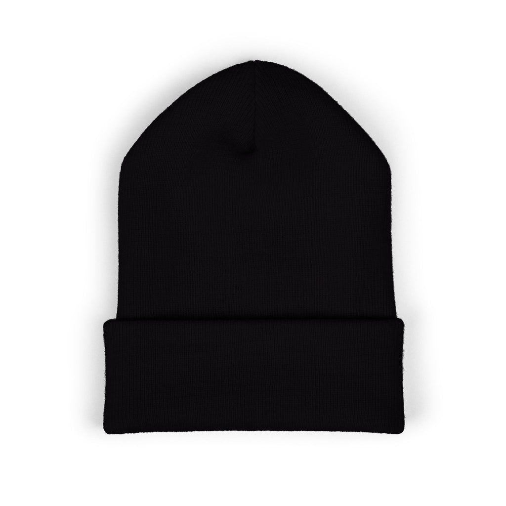 Discova Beanie Weenie ;) — Classic Embroidered Logo Black Winter Cuffed Hat