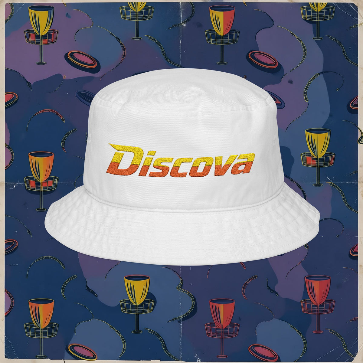 The "BASKET" Hat — Retro Discova Sunburst Logo