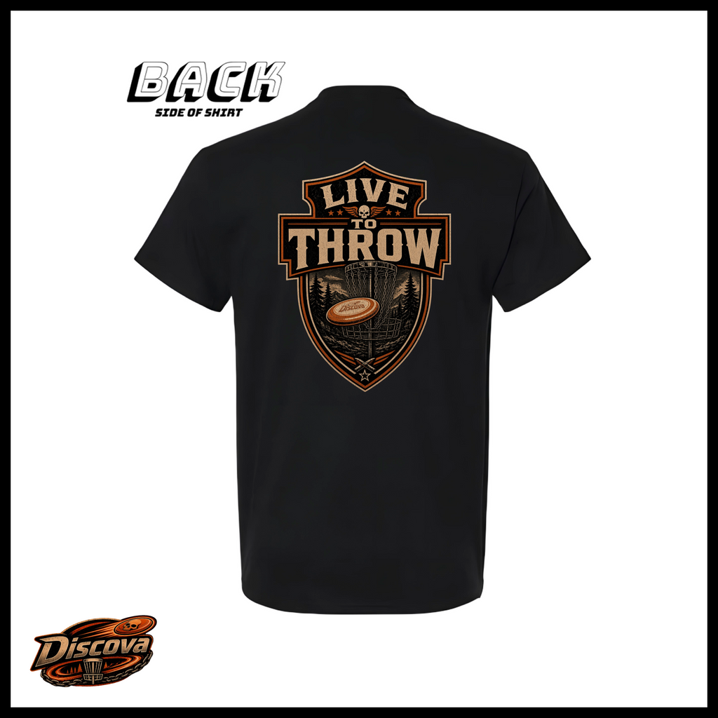 LIVE to THROW Discova T-shirt