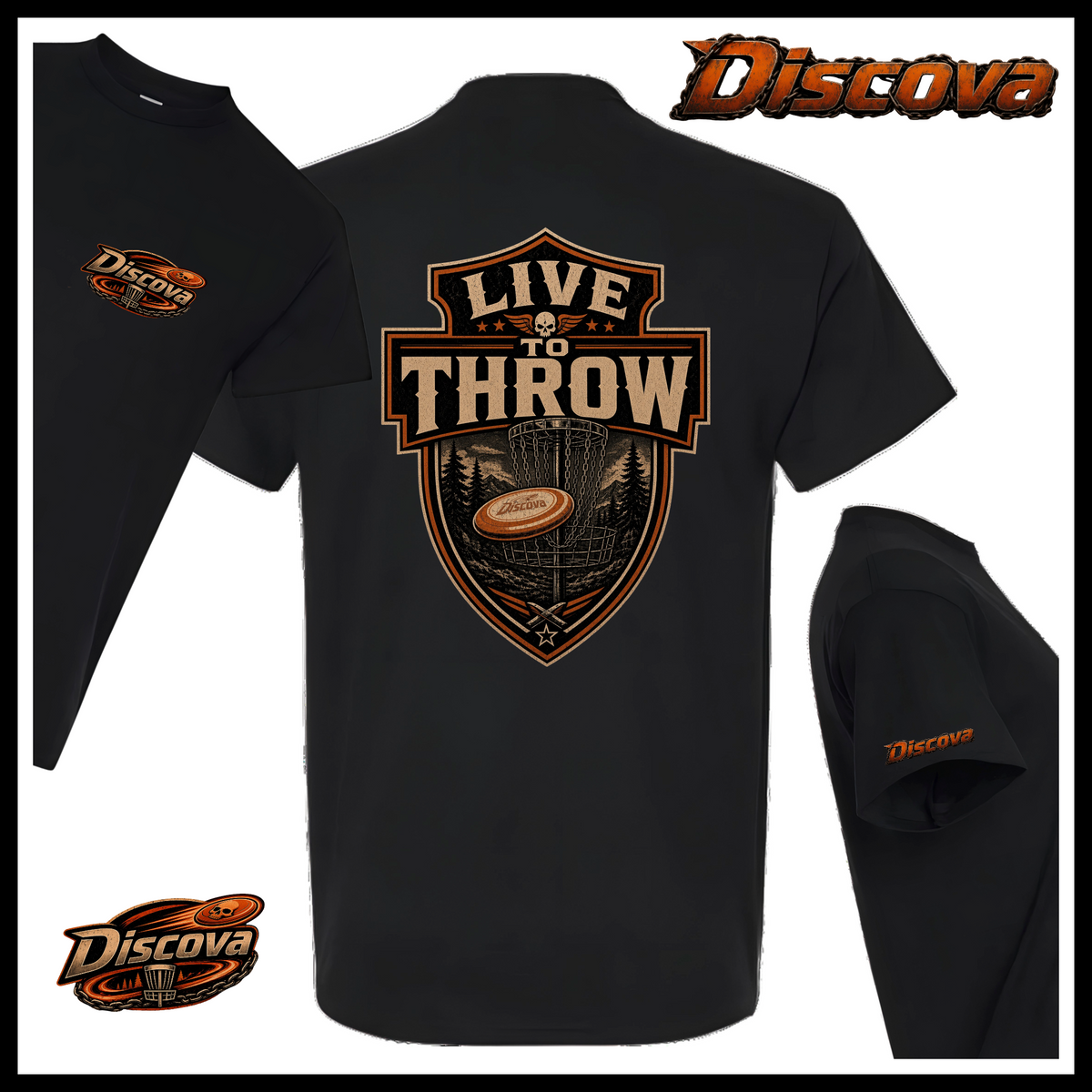 LIVE to THROW Discova T-shirt