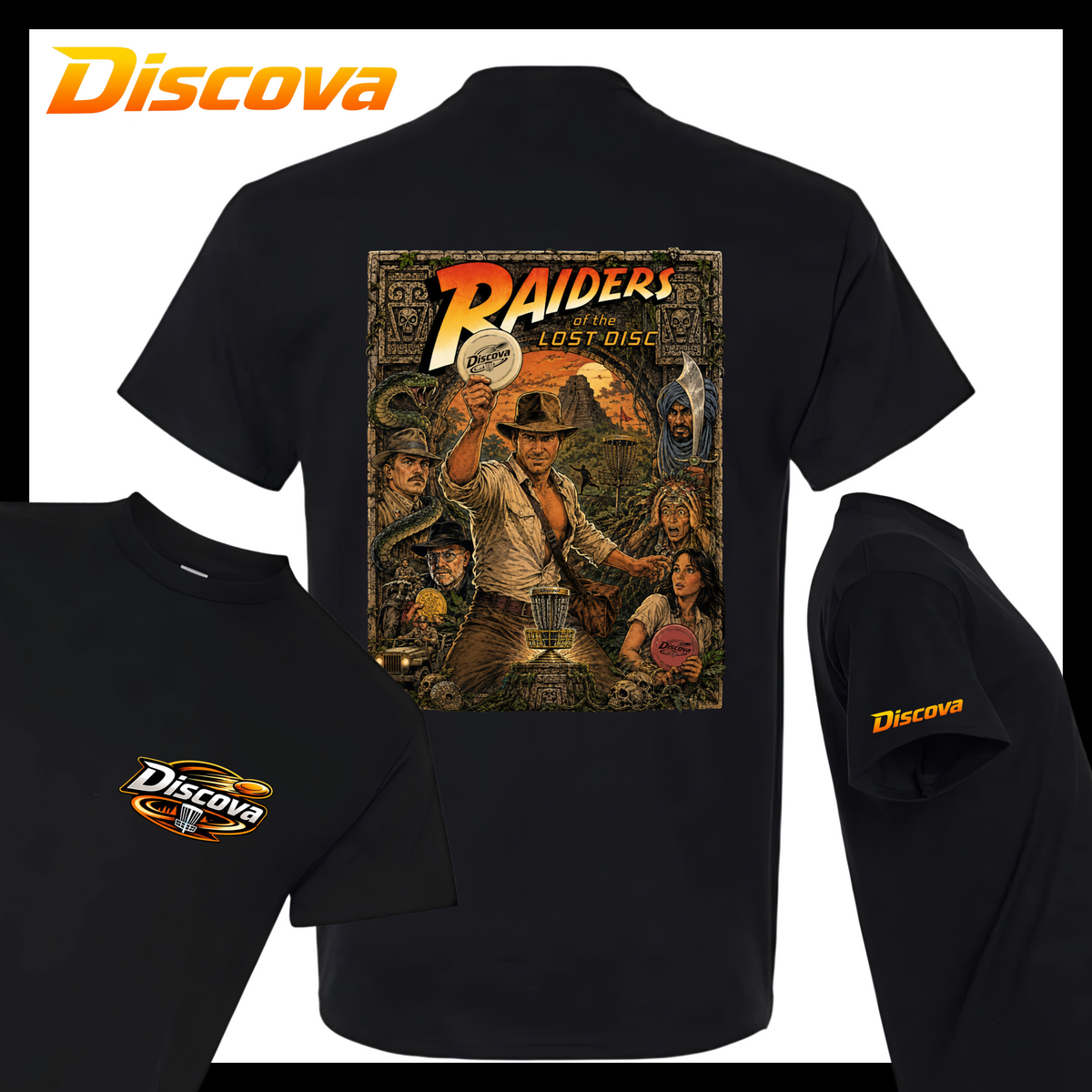 RAIDERS of the LOST DISC Discova T-shirt