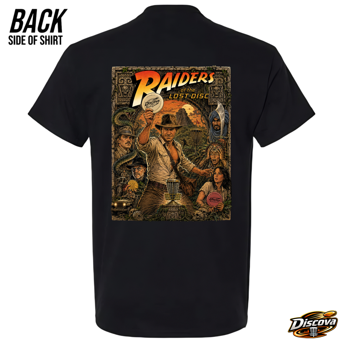 RAIDERS of the LOST DISC Discova T-shirt