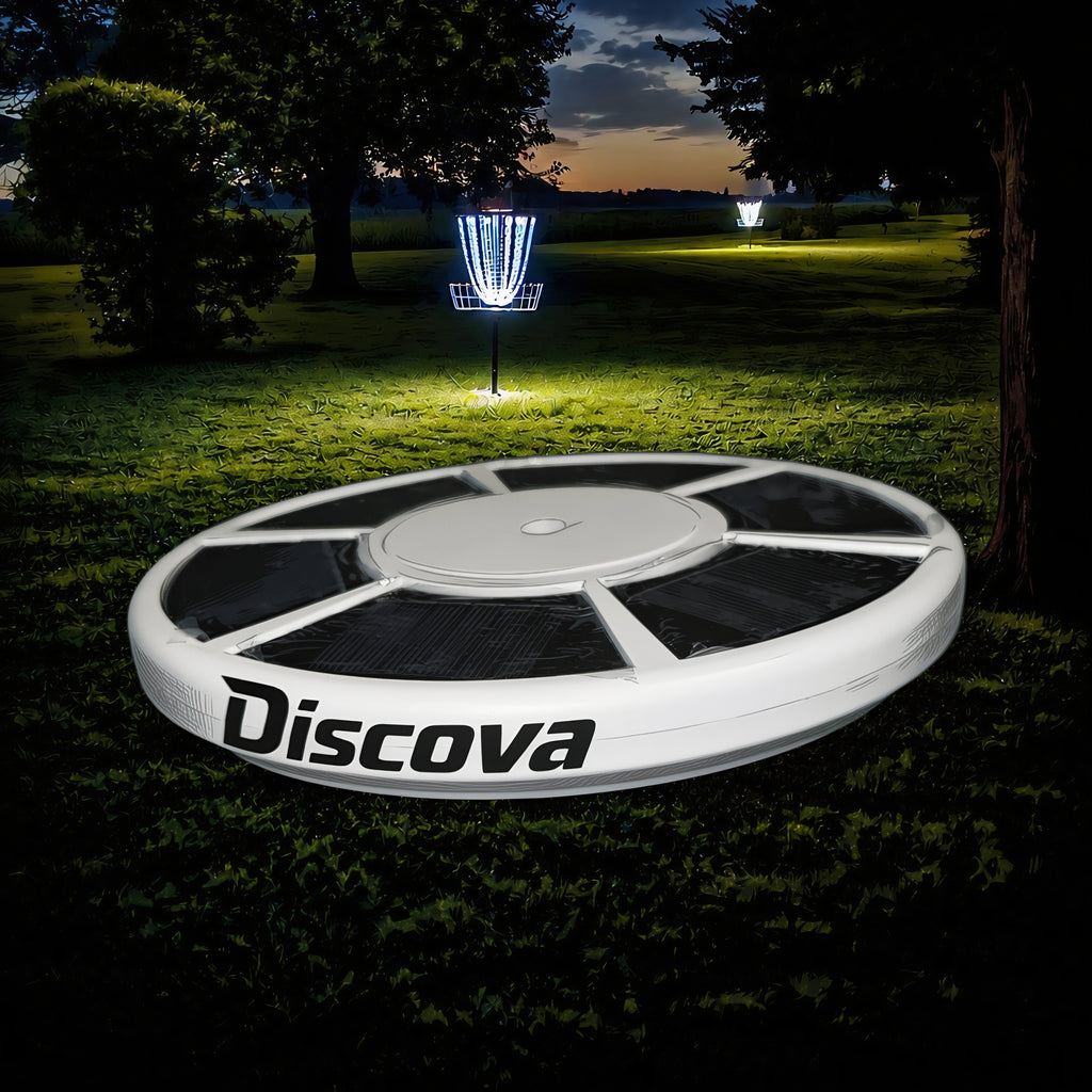 Discova Solar Basket Light - Disc Golf Basket Solar Light