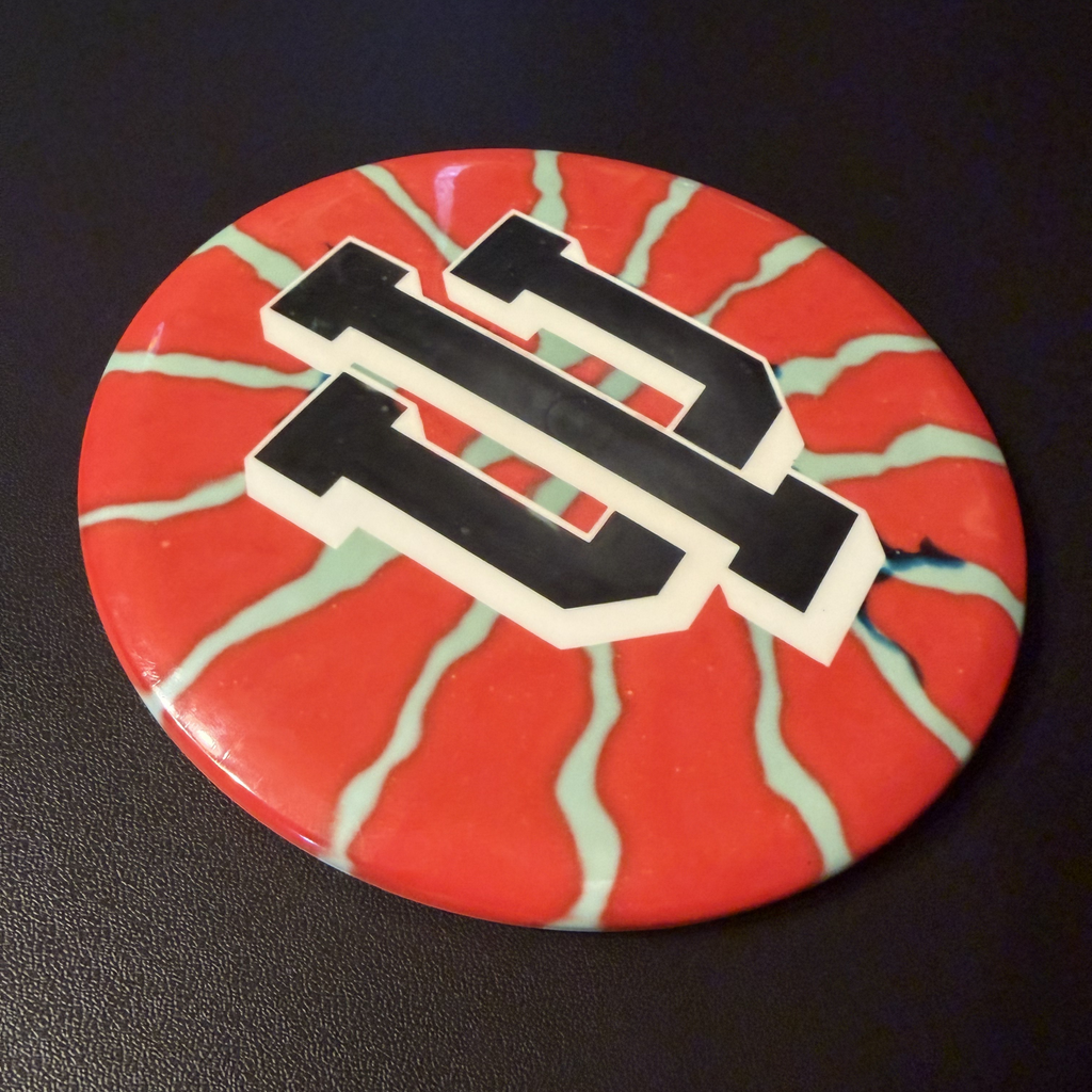 IU Hoosiers Dyed Disc - Innova Mako3 (180g) Midrange Disc golf Disc