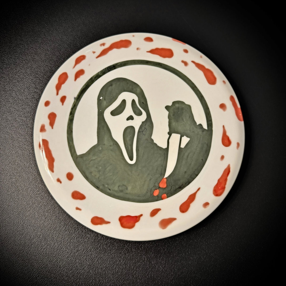 Ghostface Scream Dyed Disc | Custom Innova Mako3 Mid-Range Golf Disc (180g)