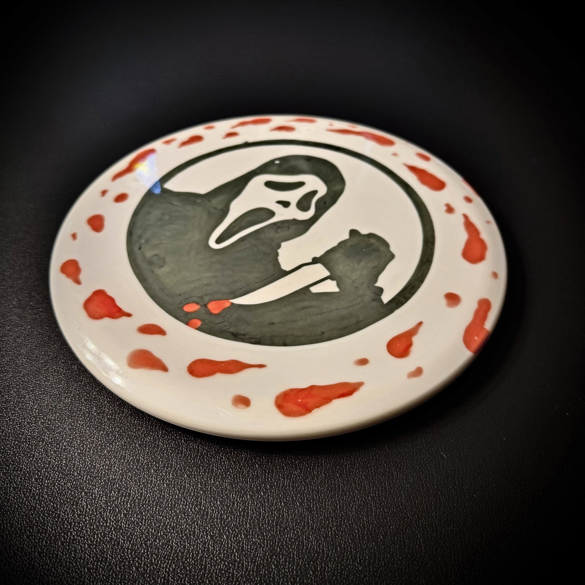 Ghostface Scream Dyed Disc | Custom Innova Mako3 Mid-Range Golf Disc (180g)